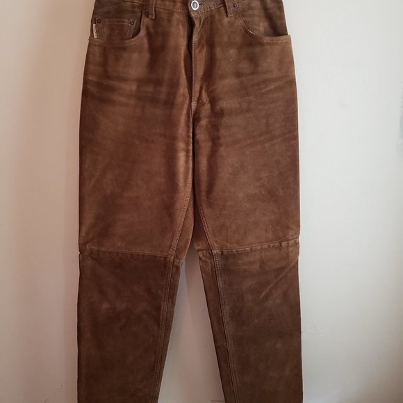 Skotts Suede Pants - washable - size 8 / 30 - Picture 1 of 5
